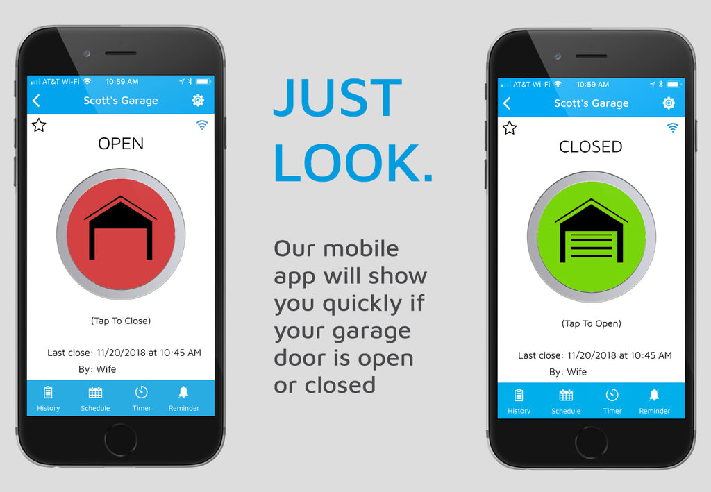 nexx garage smart door opener app simple just look