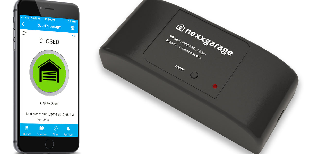 Nexx Smart Garage Wi-Fi Door Controller NXG-100B | Nexx